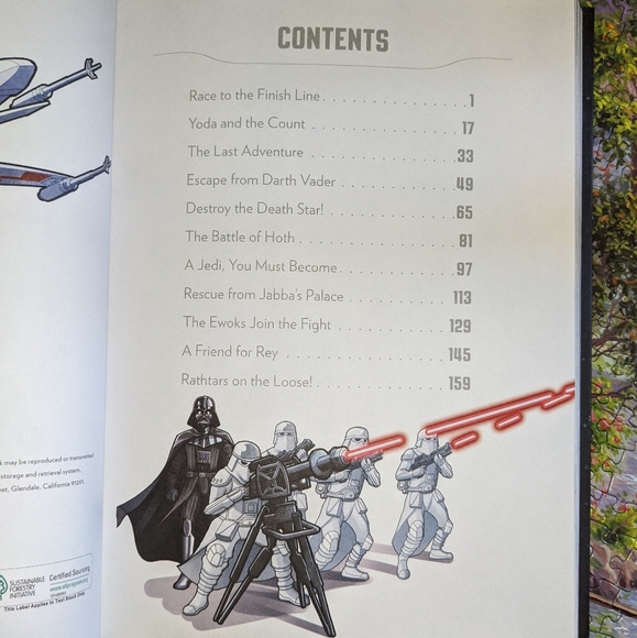 ✨❌SOLD❌✨5-Minute Star Wars Stories Book - Picture 2 of 5